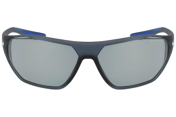 Okulary przeciwsłoneczne Nike Aero Drift DQ0811 021 Prostokątne Szare