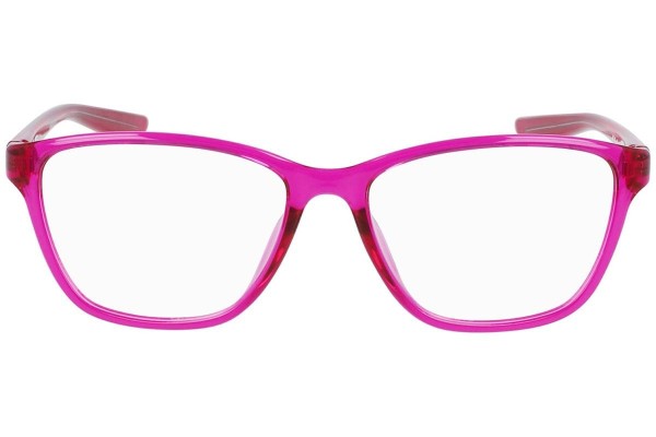 Okulary korekcyjne Nike 5028 606 Prostokątne Różowe