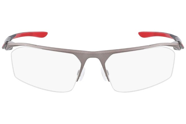 Okulary korekcyjne Nike 8050 065 Prostokątne Srebrne