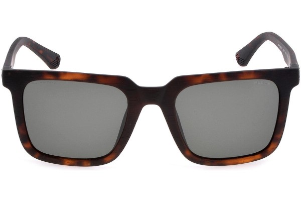 Okulary przeciwsłoneczne Police Ocean 1 SPLF15 Q72P Polarized Kwadratowe Havana