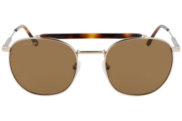 Okulary przeciwsłoneczne Lacoste L241S 714 Okrągłe Złote