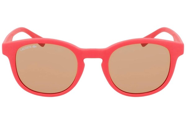 Okulary przeciwsłoneczne Lacoste L3644S 615 Okrągłe Czerwone