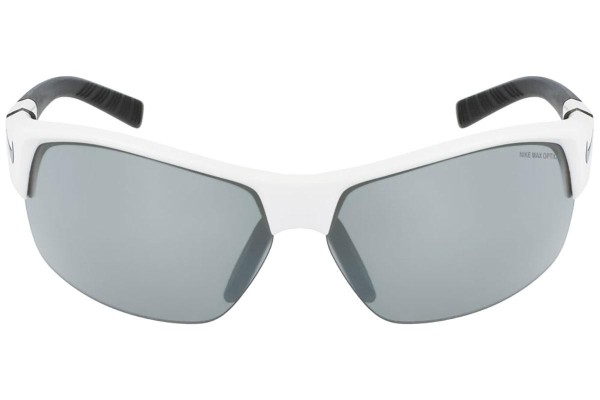 Okulary przeciwsłoneczne Nike Show X2 DJ9939 100 Prostokątne Białe