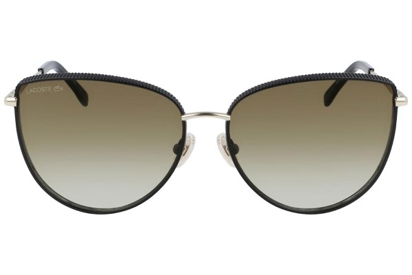 Okulary przeciwsłoneczne Lacoste L230S 002 Kocie oczy Czarne