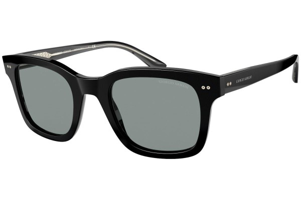 Okulary przeciwsłoneczne Giorgio Armani AR8138 500156 Kwadratowe Czarne