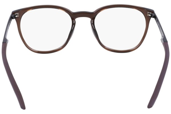 Glasses Nike 7257 090 Okrągłe Brązowe