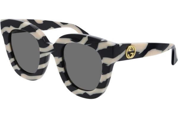 Okulary przeciwsłoneczne Gucci GG0116S 012 Kocie oczy Wielokolorowe