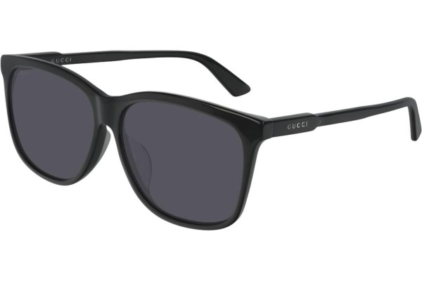 Okulary przeciwsłoneczne Gucci GG0495SA 001 Kwadratowe Czarne