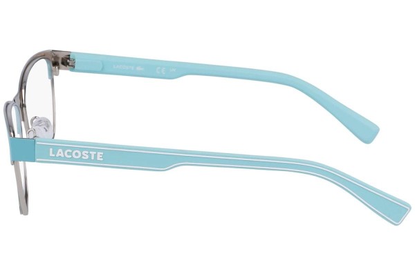 Okulary korekcyjne Lacoste L3112 444 Browline Niebieskie