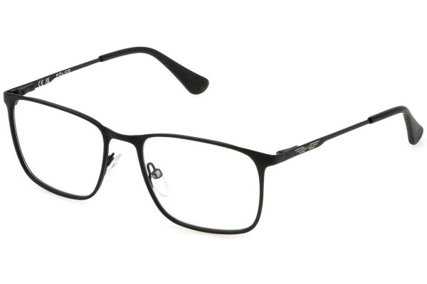 Okulary korekcyjne Police Code Jr 1 VK573 0531 Prostokątne Czarne