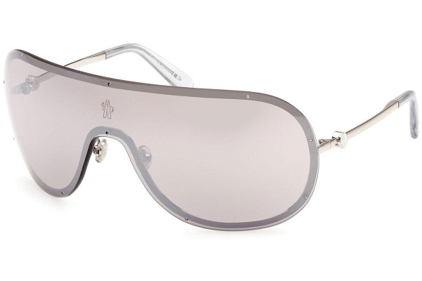 Solbriller Moncler ML0256 16C Enkelt lense | Shield Grå