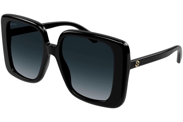 Okulary przeciwsłoneczne Gucci GG1314S 001 Oversize Czarne