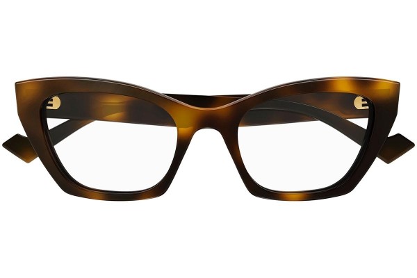 Okulary korekcyjne Gucci GG1334O 002 Kocie oczy Havana