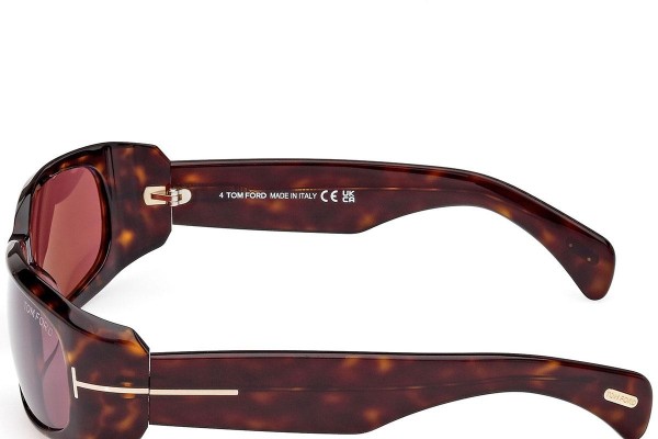 Okulary przeciwsłoneczne Tom Ford Corey FT1064 52S Prostokątne Havana