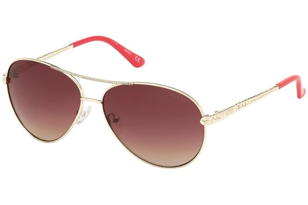 Okulary przeciwsłoneczne Guess GU7470-S 32T Pilotki (Aviator) Złote
