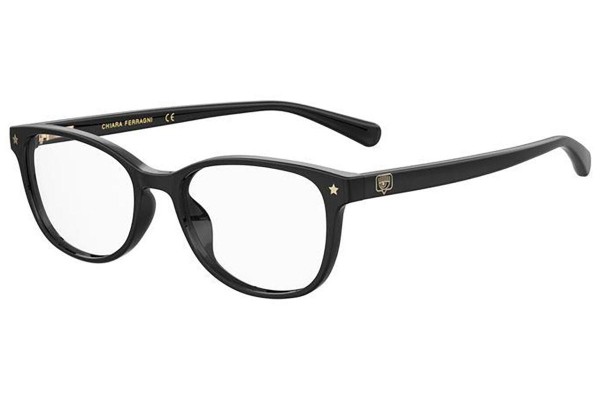 Okulary korekcyjne Chiara Ferragni CF1027 807 Prostokątne Czarne