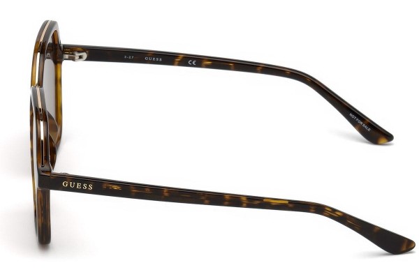 Okulary przeciwsłoneczne Guess GU7557 52F Oversize Havana
