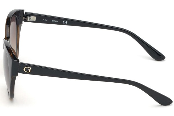 Okulary przeciwsłoneczne Guess GU7594 52F Kocie oczy Havana