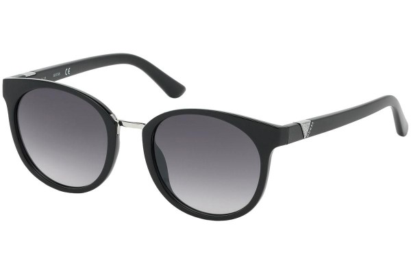Okulary przeciwsłoneczne Guess GU7601 01B Okrągłe Czarne