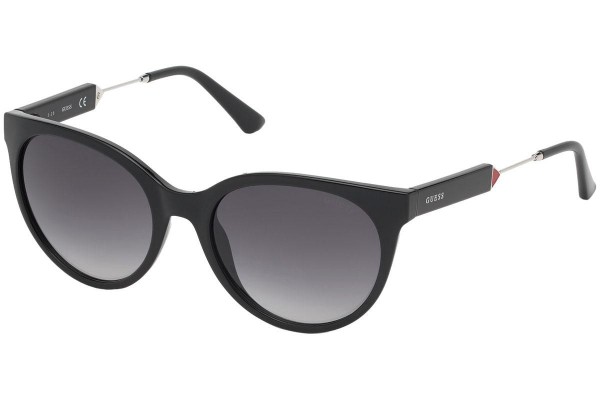 Okulary przeciwsłoneczne Guess GU7619 01B Okrągłe Czarne