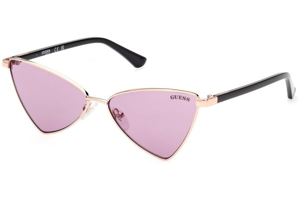 Okulary przeciwsłoneczne Guess GU8286 28Y Kocie oczy Złote
