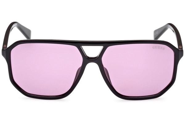 Okulary przeciwsłoneczne Guess GU8276 01Y Pilotki (Aviator) Czarne