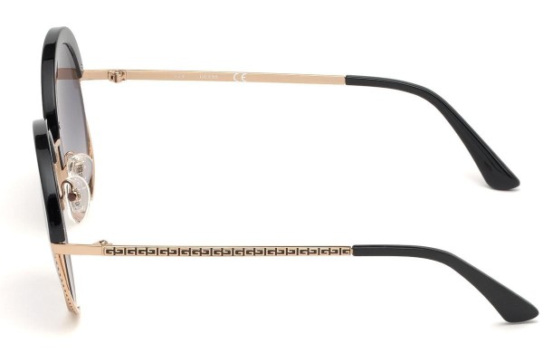 Okulary przeciwsłoneczne Guess GU7621 01B Okrągłe Czarne