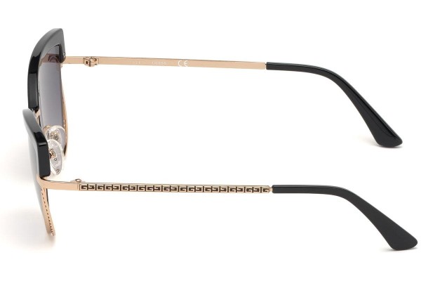 Okulary przeciwsłoneczne Guess GU7622 01B Kocie oczy Czarne