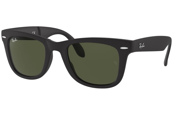 Aurinkolasit Ray-Ban Folding Wayfarer Classic RB4105 601S Kulmikkaat Musta