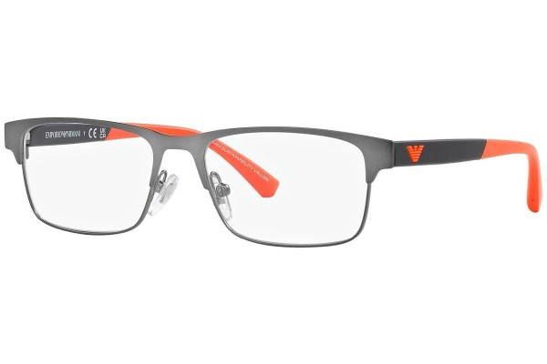 Okulary korekcyjne Emporio Armani EK1001 3003 Prostokątne Szare