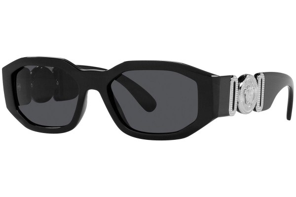 Okulary przeciwsłoneczne Versace Medusa Biggie VE4361 542287 Owalne Czarne
