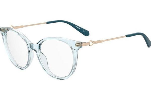 Ochelari Love Moschino MOL618/TN MVU Cat Eye Albaștri