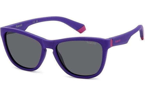 Слънчеви очила Polaroid Junior PLD8056/S 1JZ/M9 Polarized Квадратни Виолетова