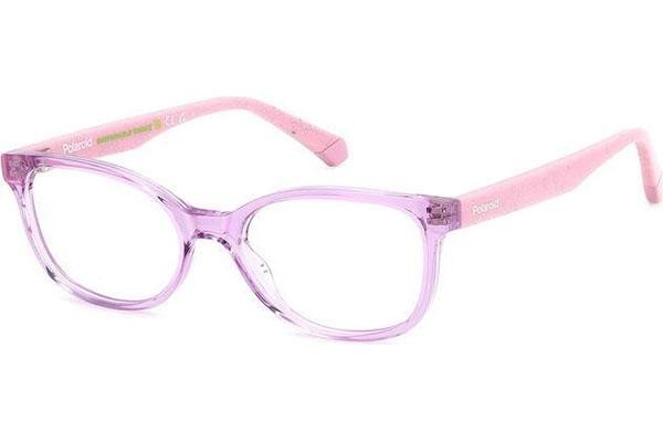 Ochelari Polaroid Junior PLDD833 789 Cat Eye Violeți