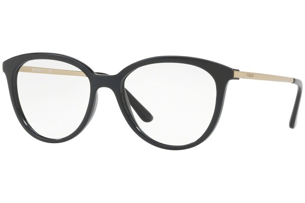 Okulary korekcyjne Vogue Eyewear Light and Shine Collection VO5151 W44 Kwadratowe Czarne