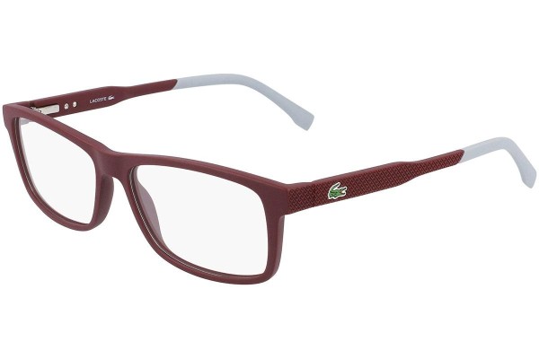 Okulary korekcyjne Lacoste L2876 604 Prostokątne Czerwone