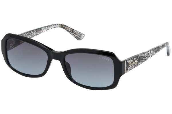 Okulary przeciwsłoneczne Guess GU7683 01B Prostokątne Czarne