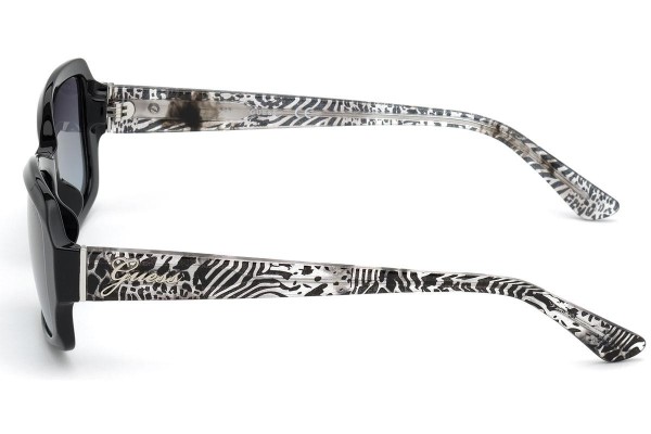 Okulary przeciwsłoneczne Guess GU7683 01B Prostokątne Czarne