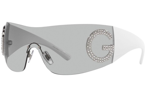 Napszemüvegek Dolce & Gabbana DG2298B 06/87 Single Lens | Shield Fehér