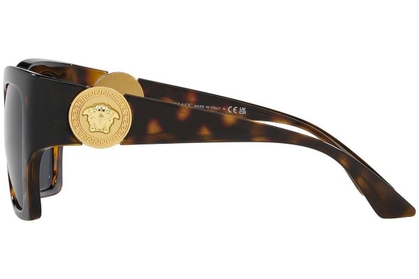 Okulary przeciwsłoneczne Versace VE4452 108/87 Nieregularny Havana