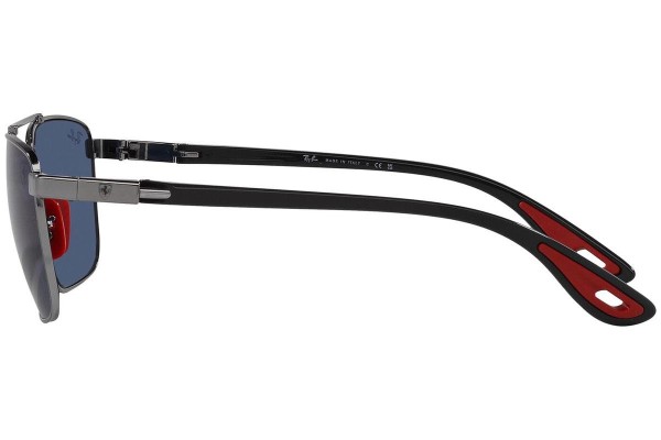 Okulary przeciwsłoneczne Ray-Ban RB3715M F08580 Pilotki (Aviator) Szare