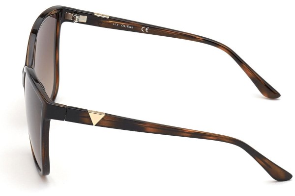 Okulary przeciwsłoneczne Guess GU7748 52F Kwadratowe Havana