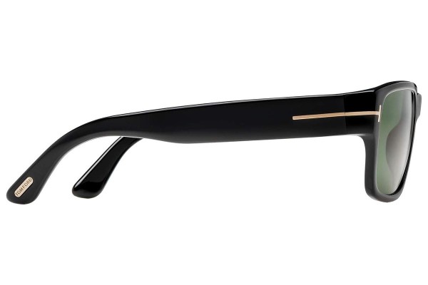 Okulary przeciwsłoneczne Tom Ford Mason FT0445 01N Kwadratowe Czarne