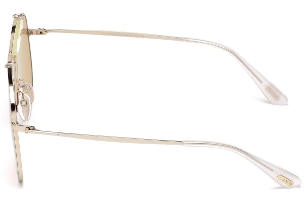 Okulary przeciwsłoneczne Tom Ford Connor FT0557 28Y Pilotki (Aviator) Złote
