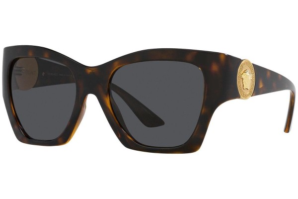 Okulary przeciwsłoneczne Versace VE4452 108/87 Nieregularny Havana