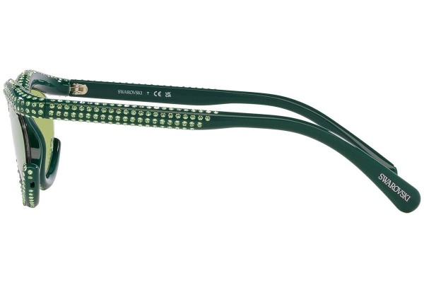 Okulary przeciwsłoneczne Swarovski SK6006 103430 Owalne Zielone