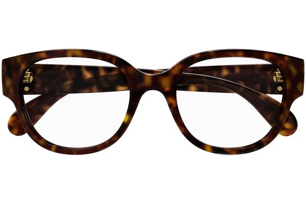 Okulary korekcyjne Gucci GG1411O 005 Owalne Havana