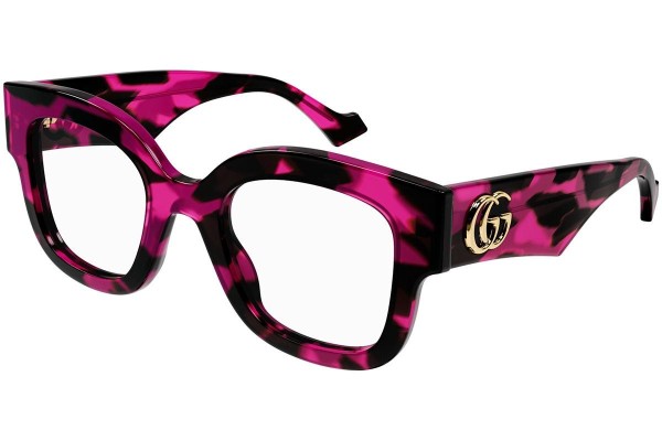 Okulary korekcyjne Gucci GG1423O 003 Kwadratowe Havana