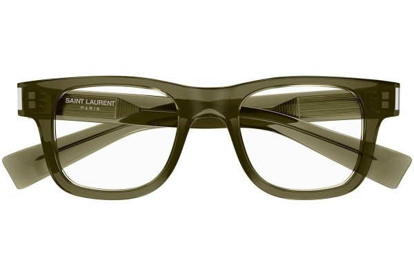 Okulary korekcyjne Saint Laurent SL564 OPT 007 Kwadratowe Zielone