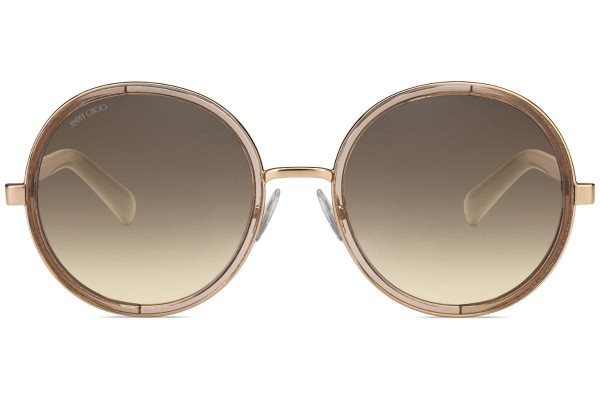 Okulary przeciwsłoneczne Jimmy Choo ANDIE/N/S 1KH/CC Okrągłe Żółte